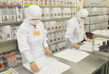 盛付（検品）関所