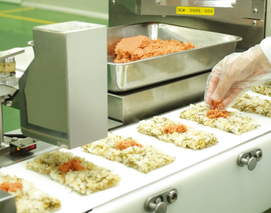 シート包餡型と具無しセンサー